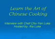 Learn The Art Of Chinese Cooking - Part 1 -introduction
